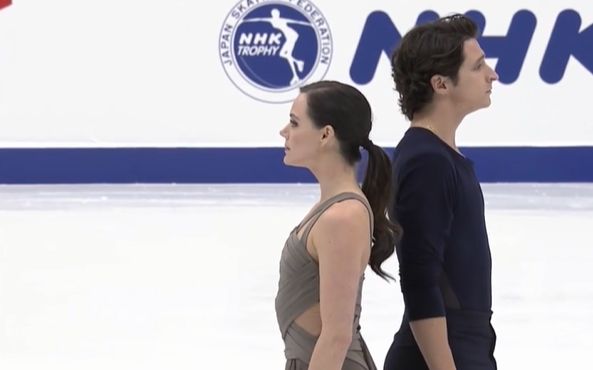 [图]冰上演绎 Sam Smith Latch 16-17花滑大奖赛日本站 Tessa Virtue&Scott Mo