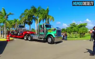 Télécharger la video: 【北美卡车】大型钻机柴油卡车 Kenworth W900 L