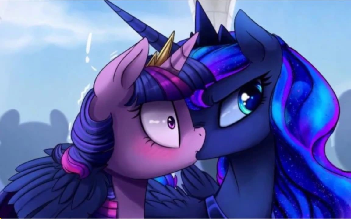 [图](MLP) luna and twilight (i kissd A Girls)