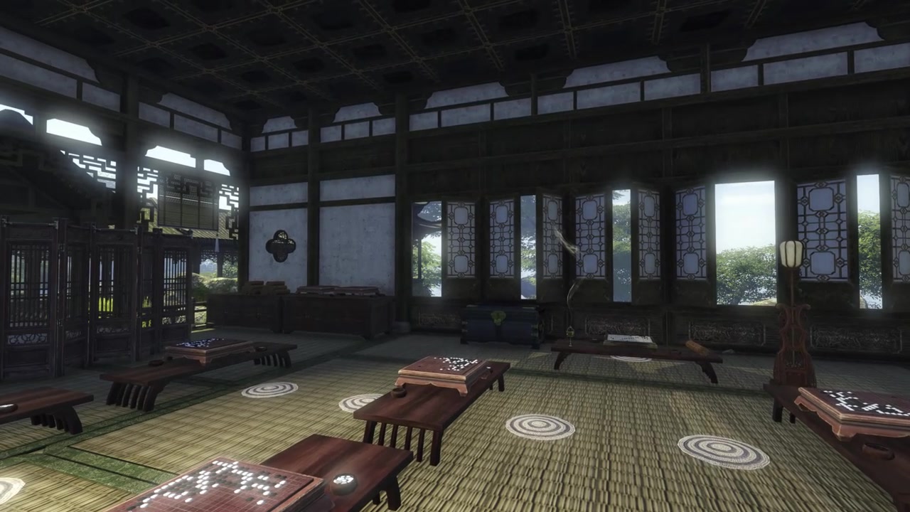 逆水寒场景运镜练习-白鹿洞书院水榭漫游