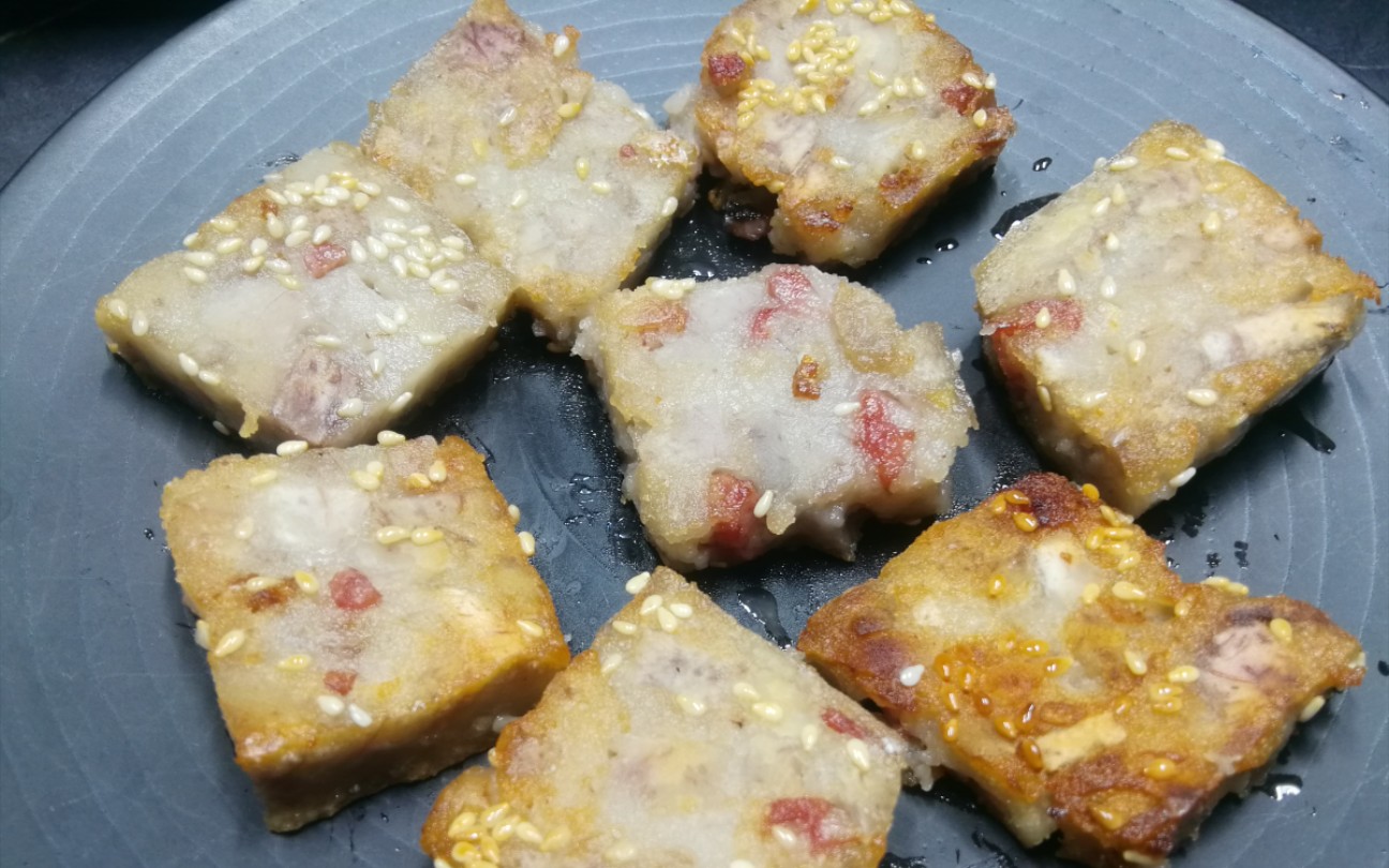 广东必点茶点香煎芋头糕,口口留香,一周吃三次也不腻