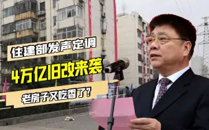 Download Video: 4万亿旧改来袭，住建部发声定调了，房龄20年以上的老房子又吃香了？