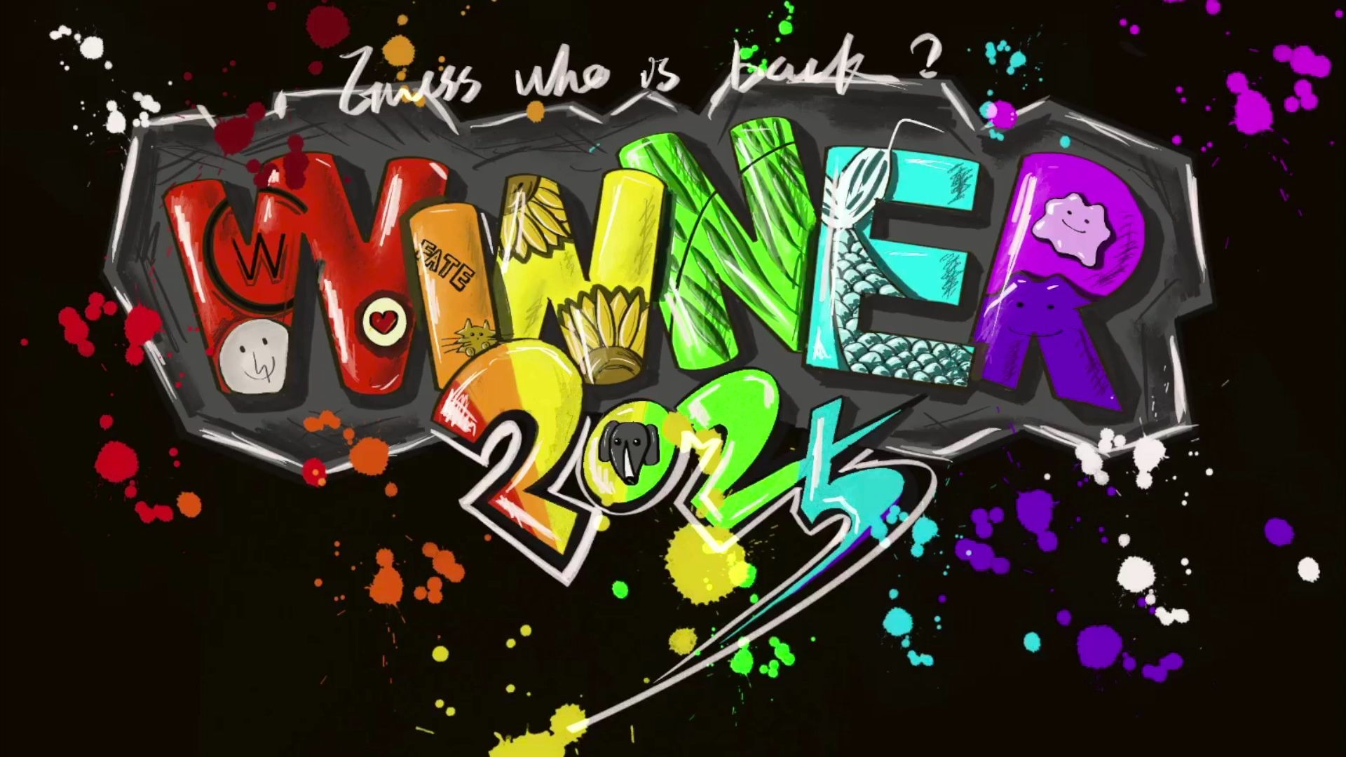 活动作品procreate画涂鸦风winner专辑手绘封面设计饭绘ahyeah