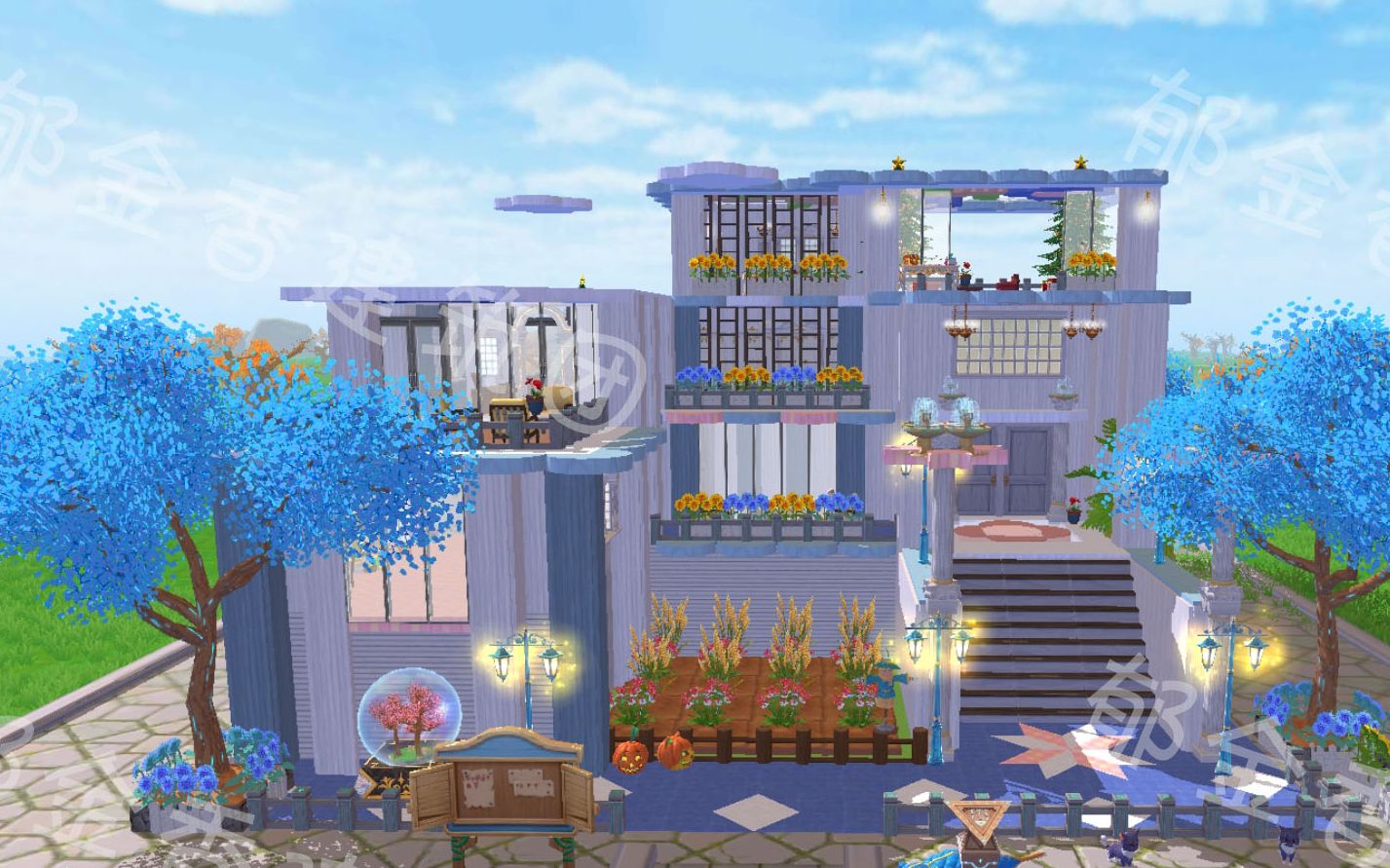 活动作品郁金香建筑团创魔建筑展示61蓝璃梦