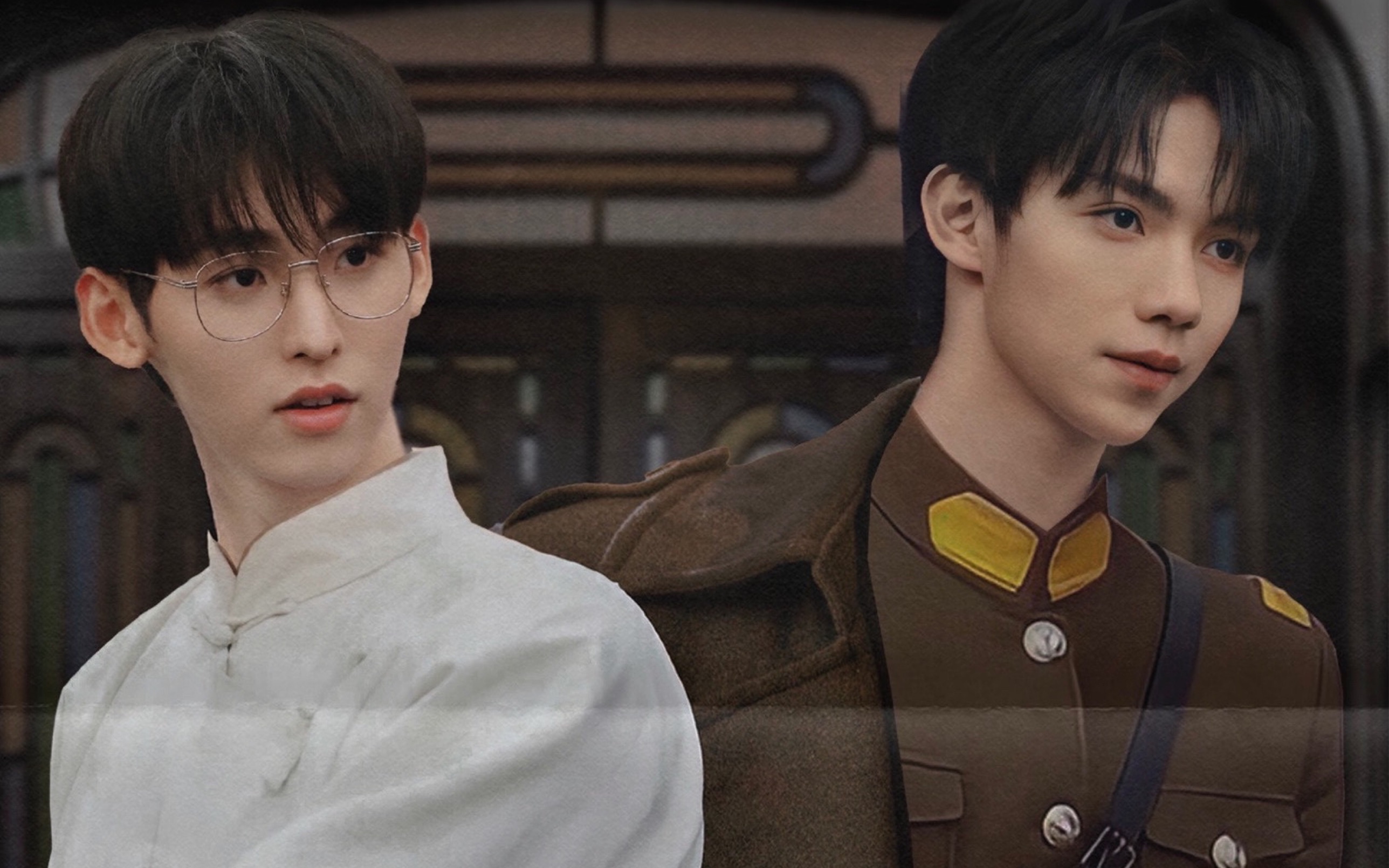 【十周|罗一舟×唐九洲】你我隔着暗火借行文触摸相逢(民国向)_哔哩