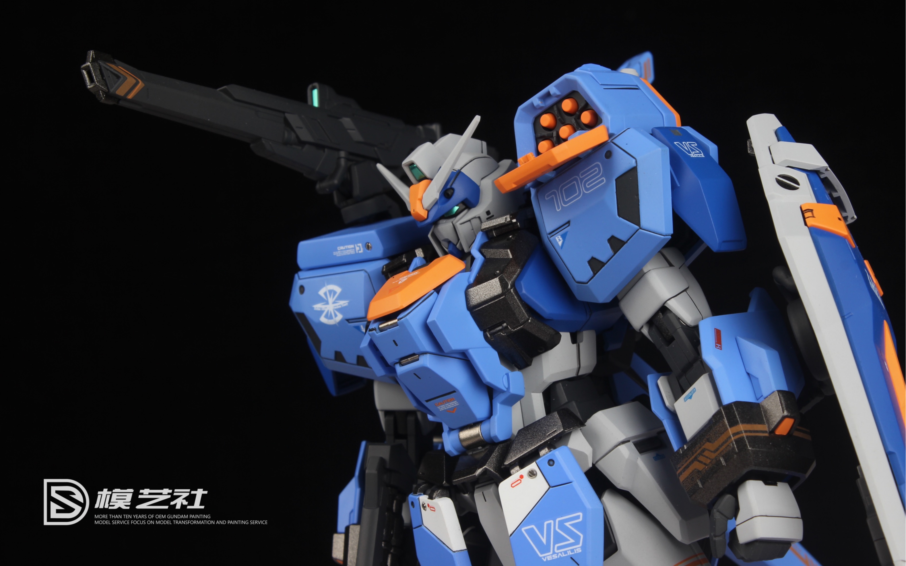 万代mg决斗高达涂装成品范例_哔哩哔哩_bilibili