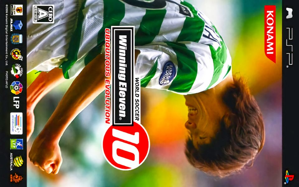 psp游戏图签0354实况足球10