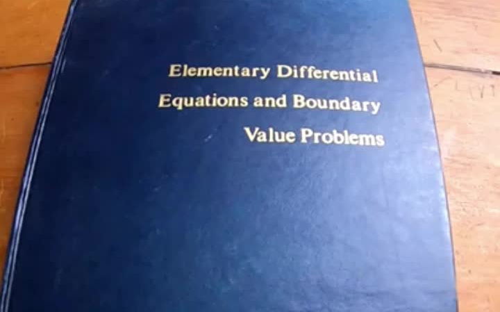 微分方程及边界值问题|Elementary Differential Equations and Boundary Value Problems哔哩哔哩bilibili