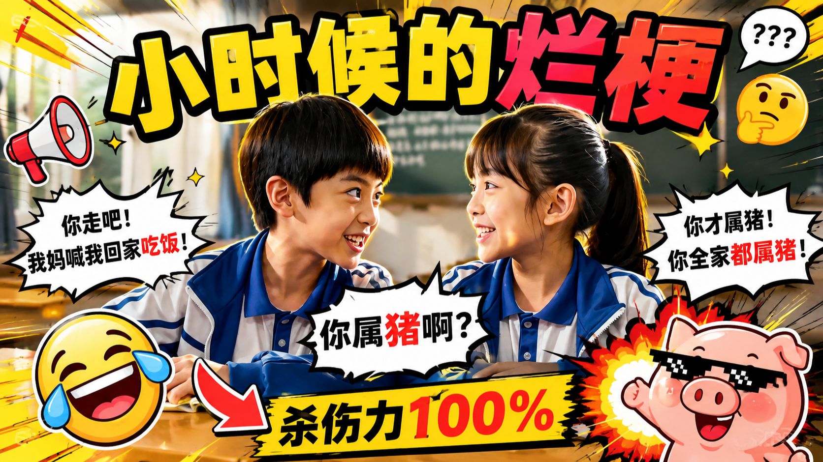 小时候的烂梗labubu：
