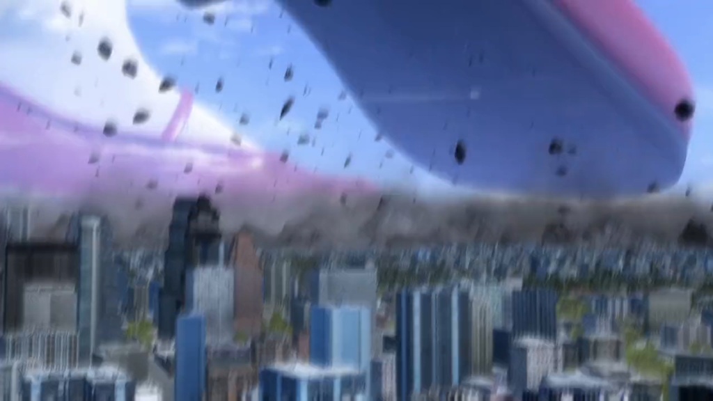 女巨人踩踏城市