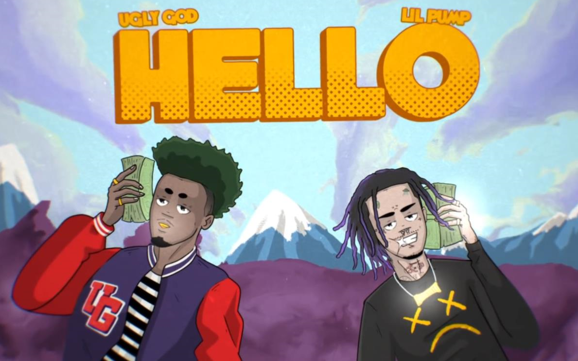 [图]【欧美嘻哈新歌速递】Ugly God - Hello ft. Lil Pump（官方歌词版MV）