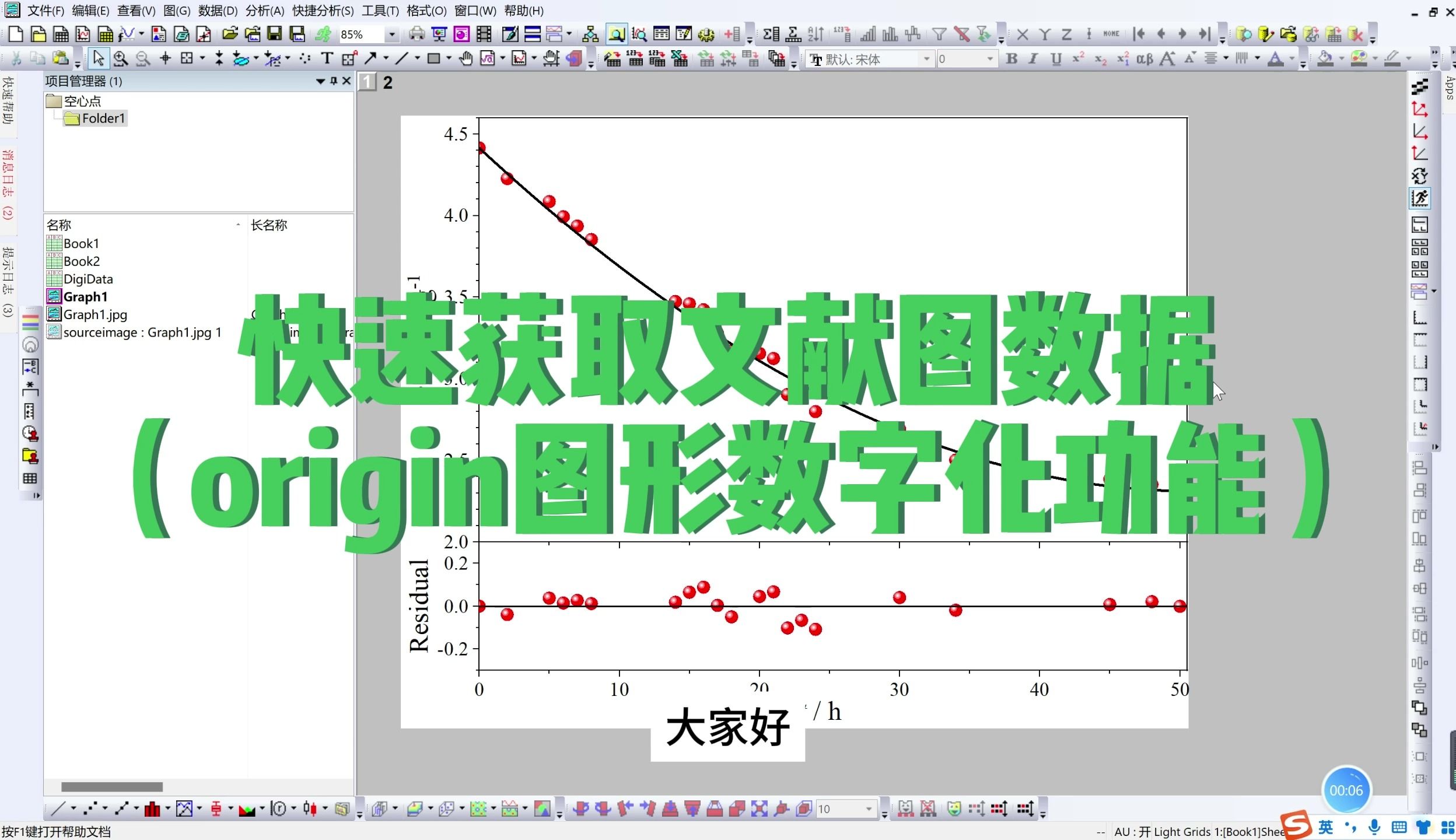 快速获取文献图中数据(origin图形数字化)哔哩哔哩bilibili