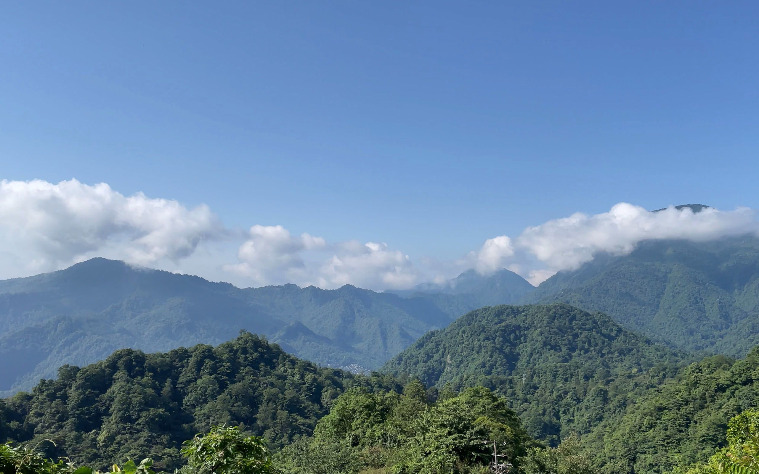 初次尝试徒步登山露营 青城后山 山顶露营7215一晚
