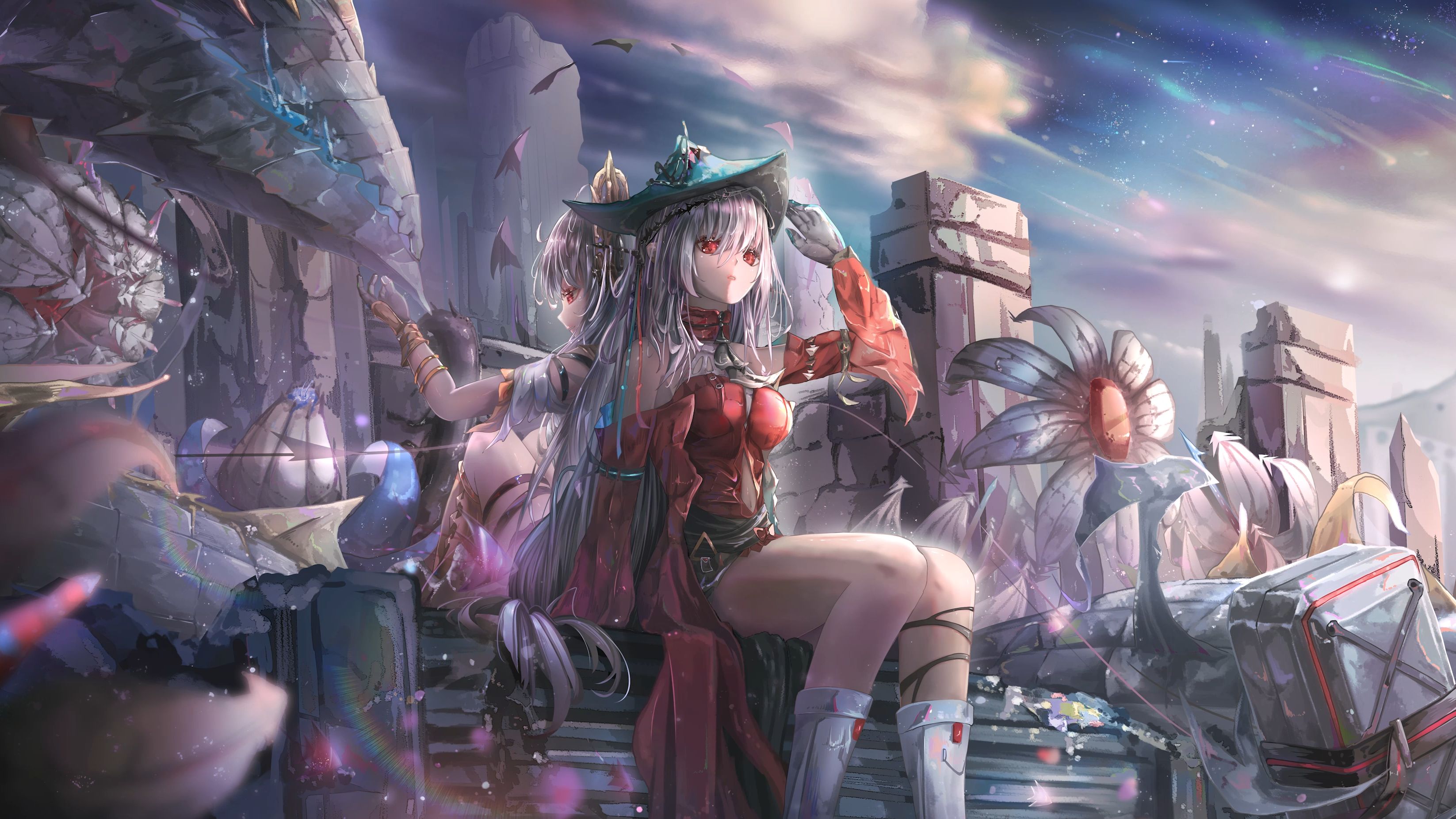 【动态壁纸】灭世线-浊心斯卡蒂及绘画过程.