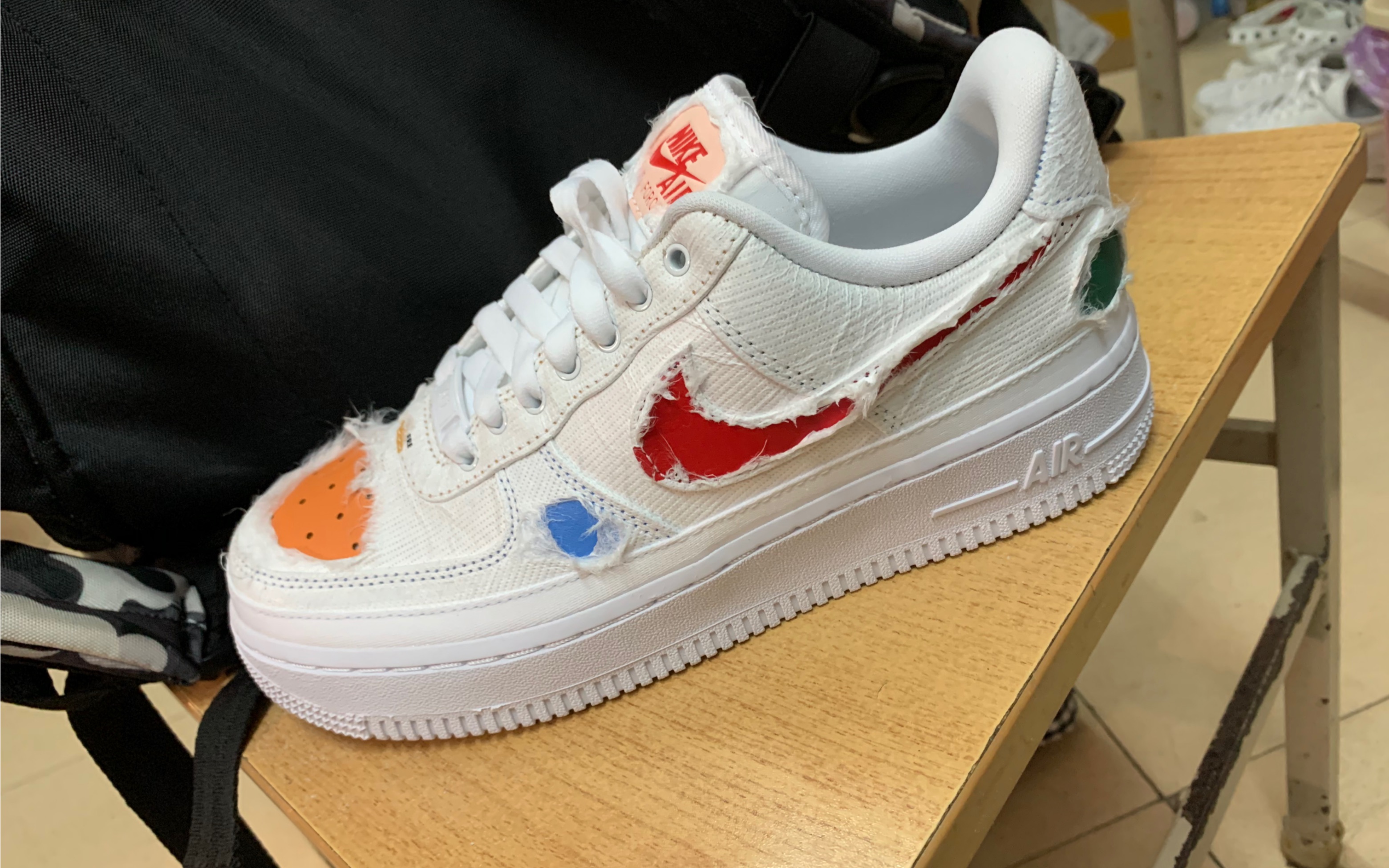 af1撕撕乐不专业开箱 鞋码推荐.