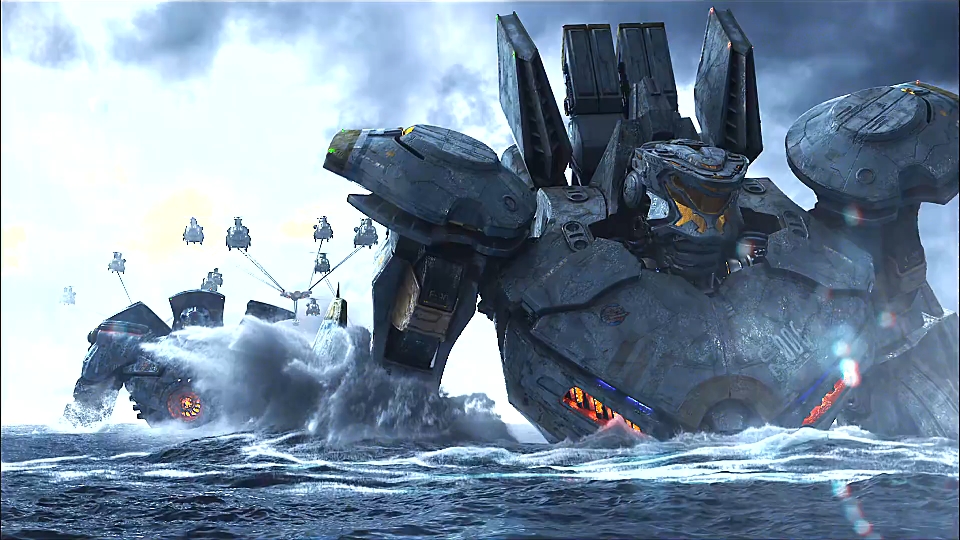 感受环太平洋机甲一刀的威力