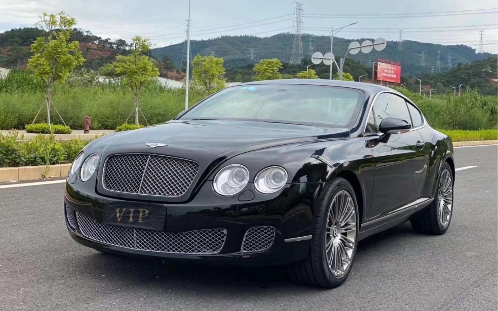 库存车纯12年宾利gtspeed极速版皮顶准新状态