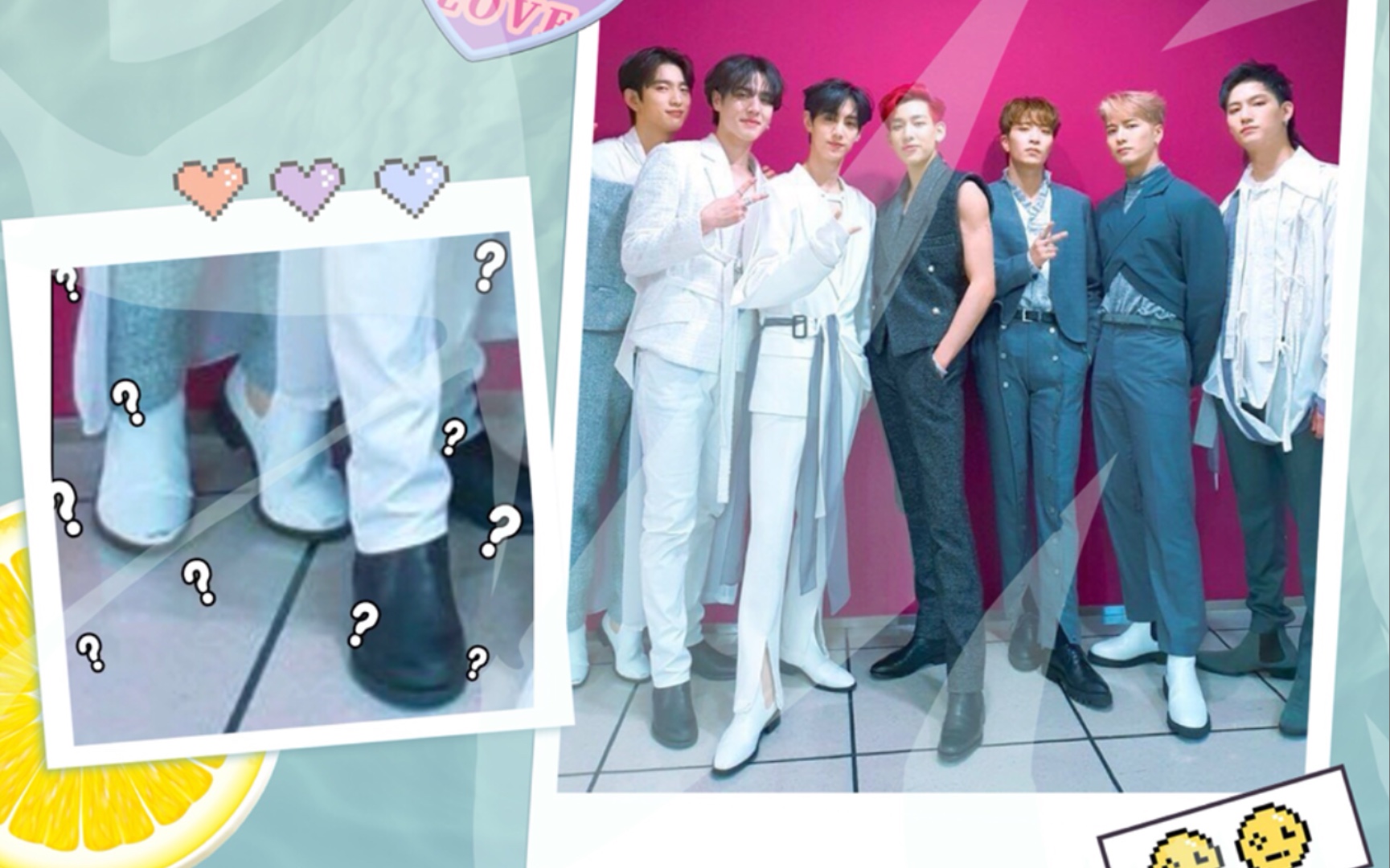 got7不愧是你朴珍荣敢与迪迪比身高今日份最大笑点哈哈