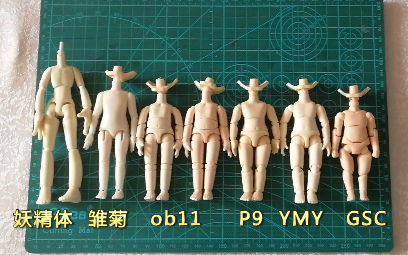 azone妖精体,雏菊体,ob11,p9,gsc,ymy总有一款适合你!