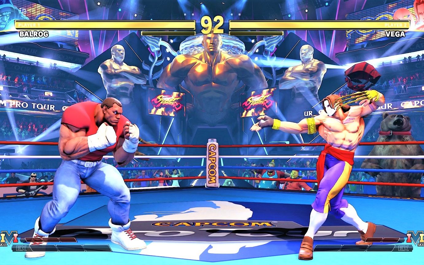 泰森版拳王(电鱼)vs 经典版铁面(最强ai)- 街霸5_哔哩哔哩_bilibili