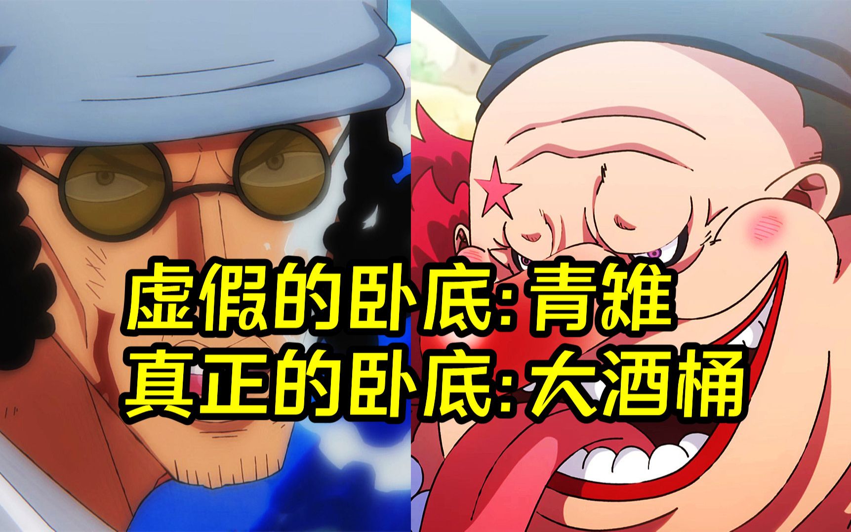 虚假的卧底青雉,真正的卧底大酒桶巴斯克·乔特