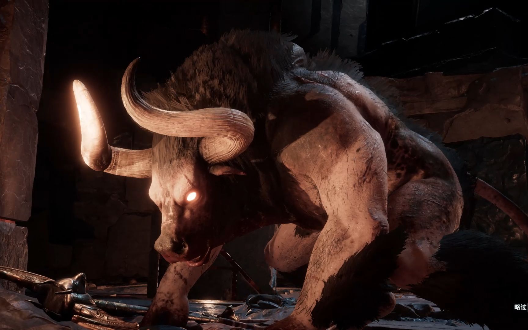 刺客信条奥德赛57级击杀牛头人米诺陶洛斯