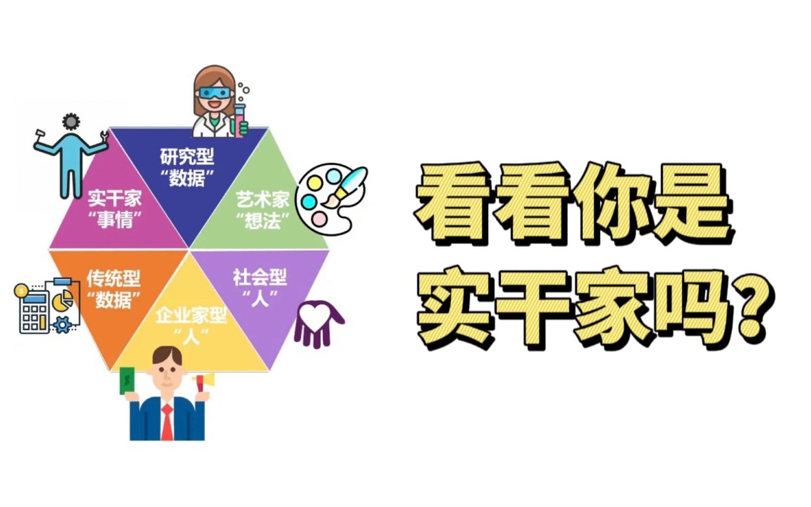 【双双】行动胜于言语!实际型人格适合的专业/职业?哔哩哔哩bilibili