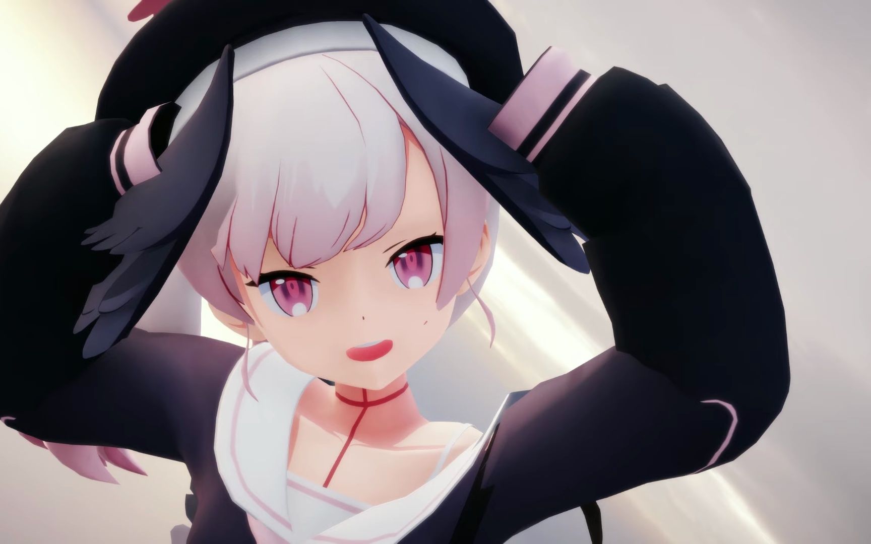 【碧蓝档案mmd】deep blue town【小春】【搬运】