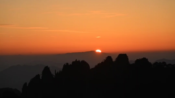 黄山丹霞峰日出