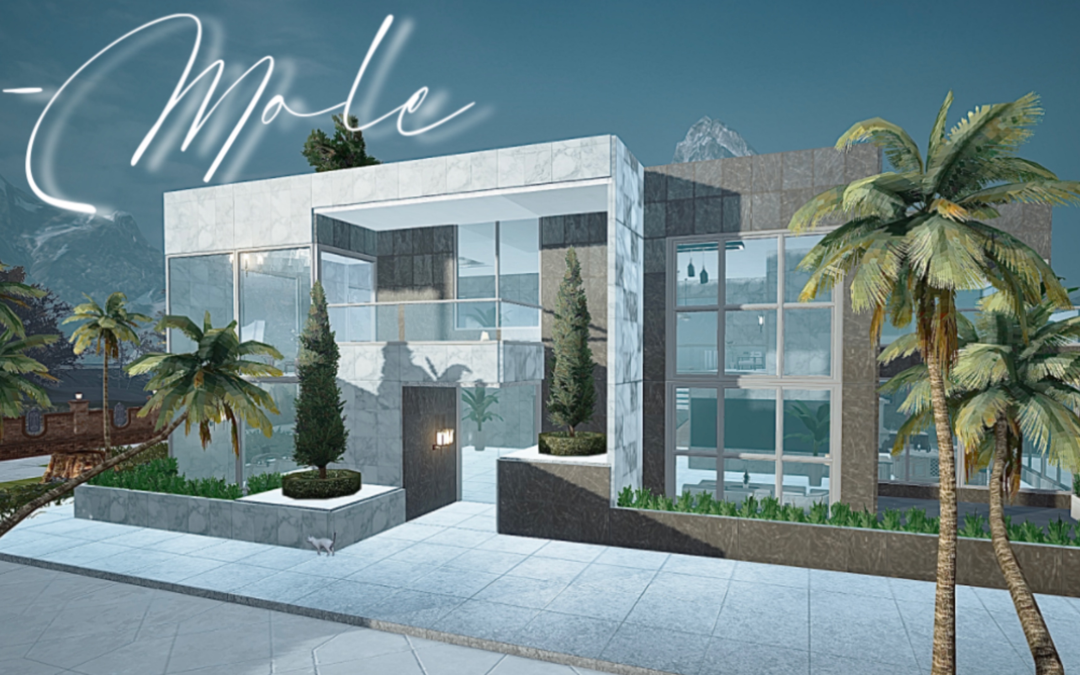 【黎明觉醒建筑】0氪-mole-现代简约别墅