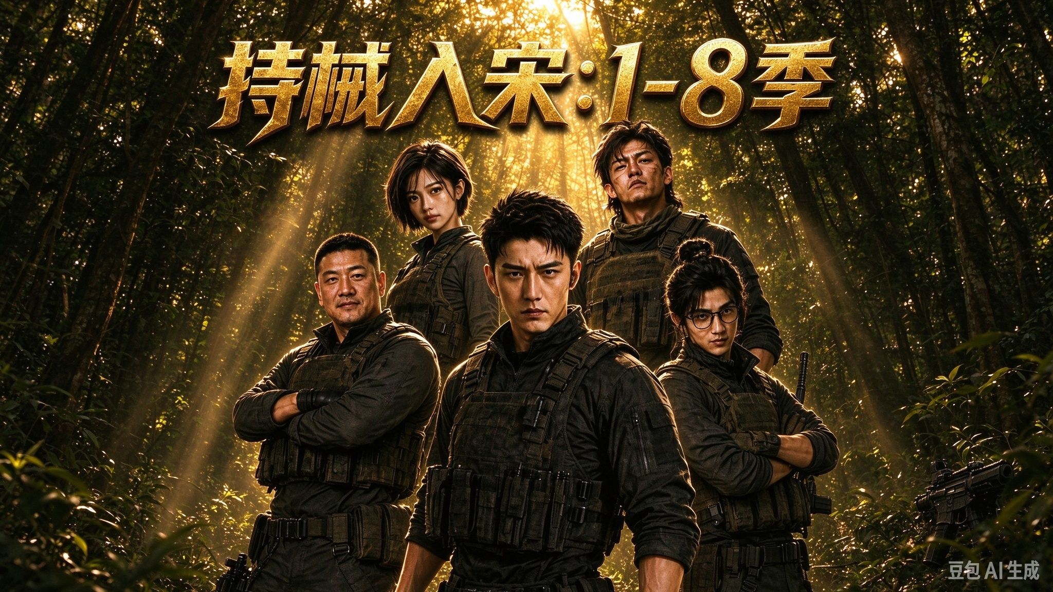 （1-9季）一支执行任务的现代五人小队，意外坠入时空隧道，全员携械穿越到大宋。队长林昭京片子冷静果决，统帅全局。狙击手谢长风、军械师马振邦-一口东北大碴子，战力