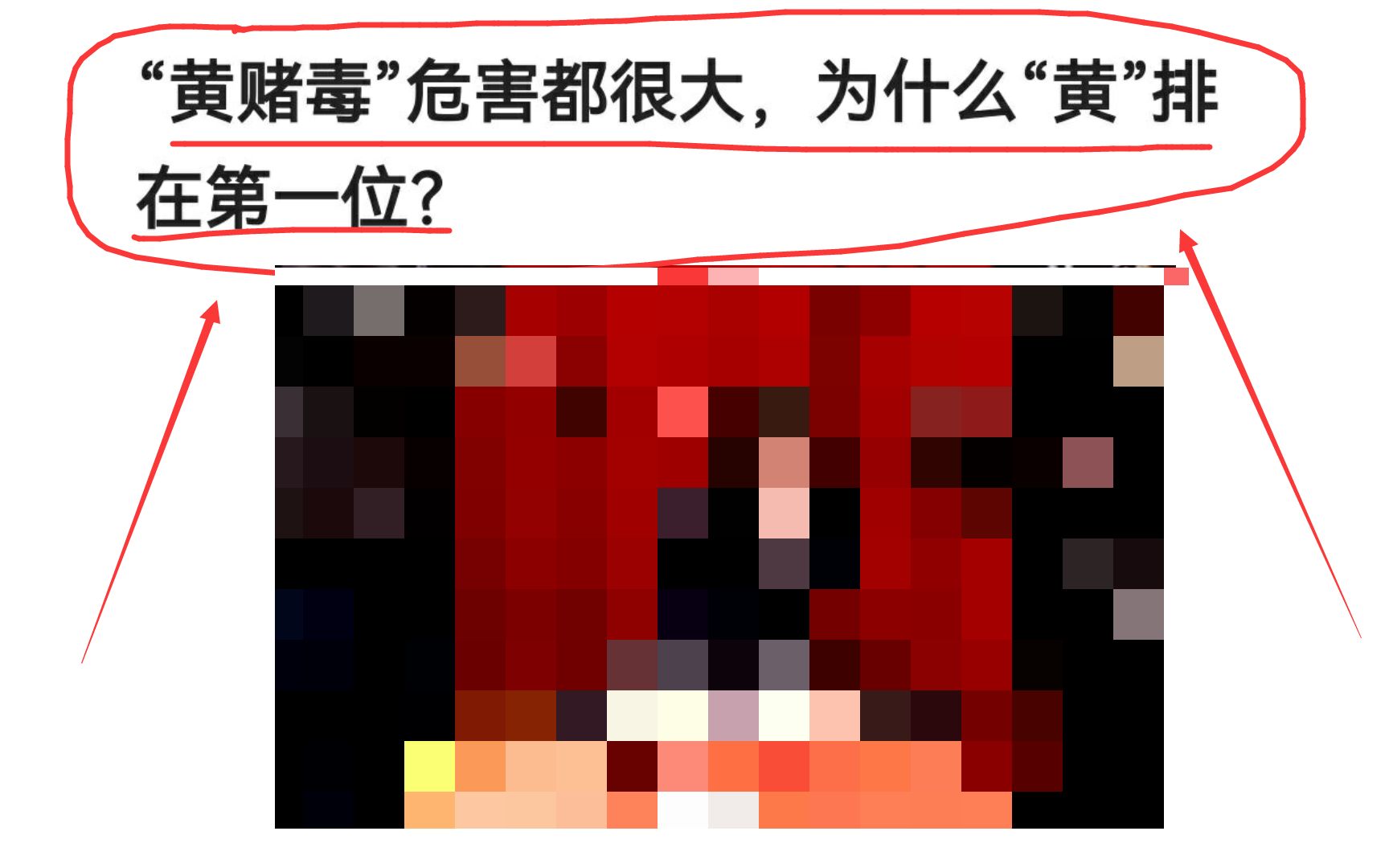 黄赌毒危害都很大为什么黄排在第一位