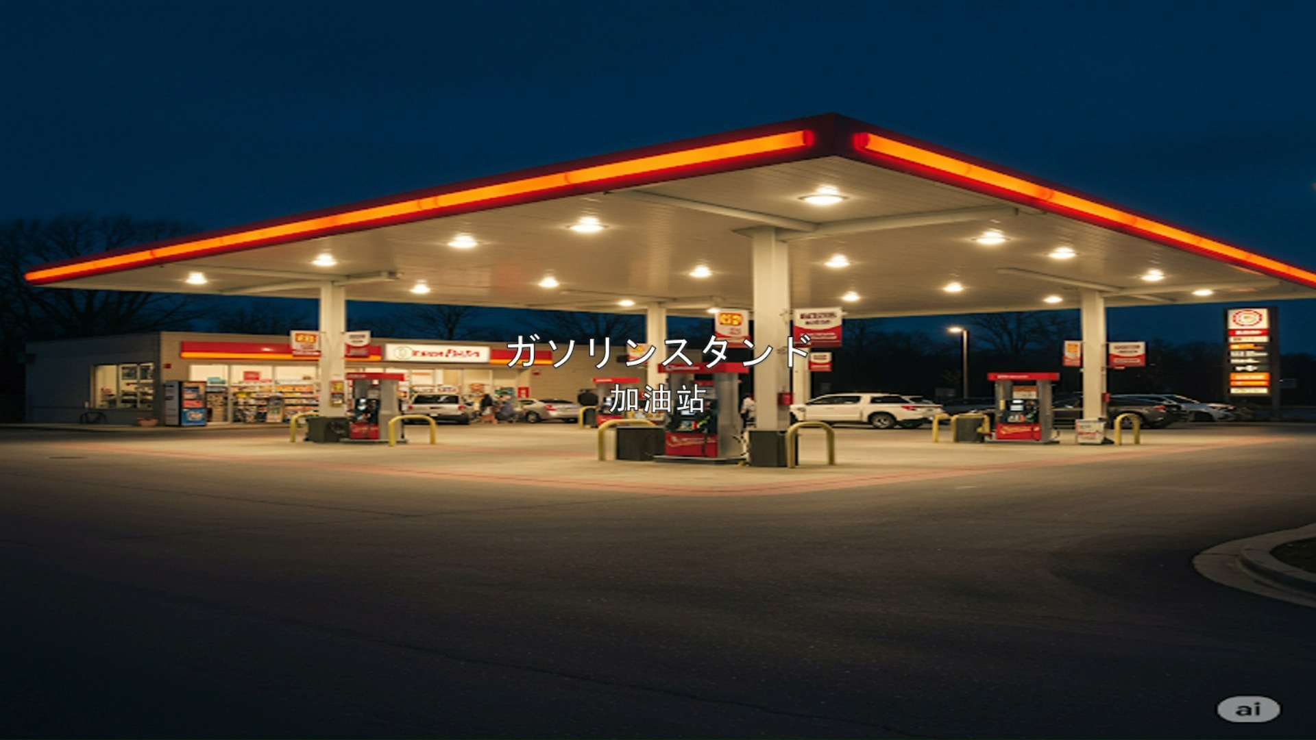 城市建筑篇⑰」加油站用日语这样说!