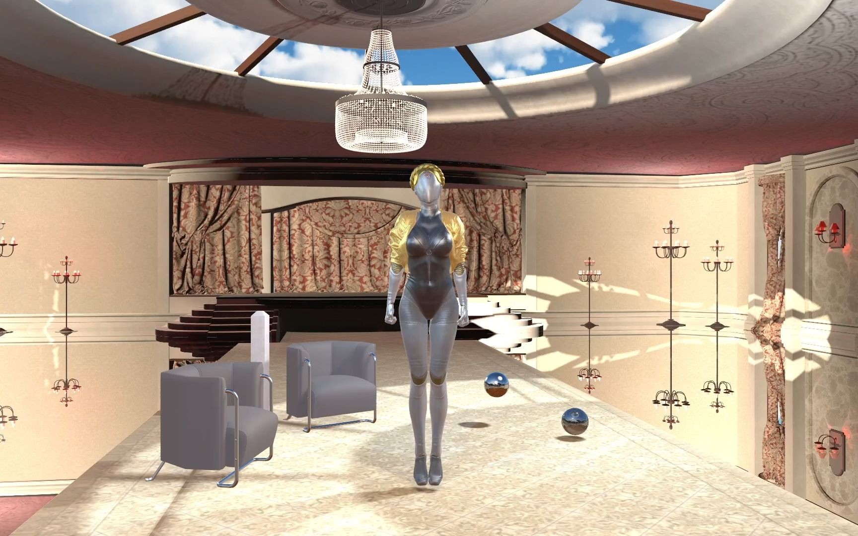 原子之心女机器人 舞蹈欣赏