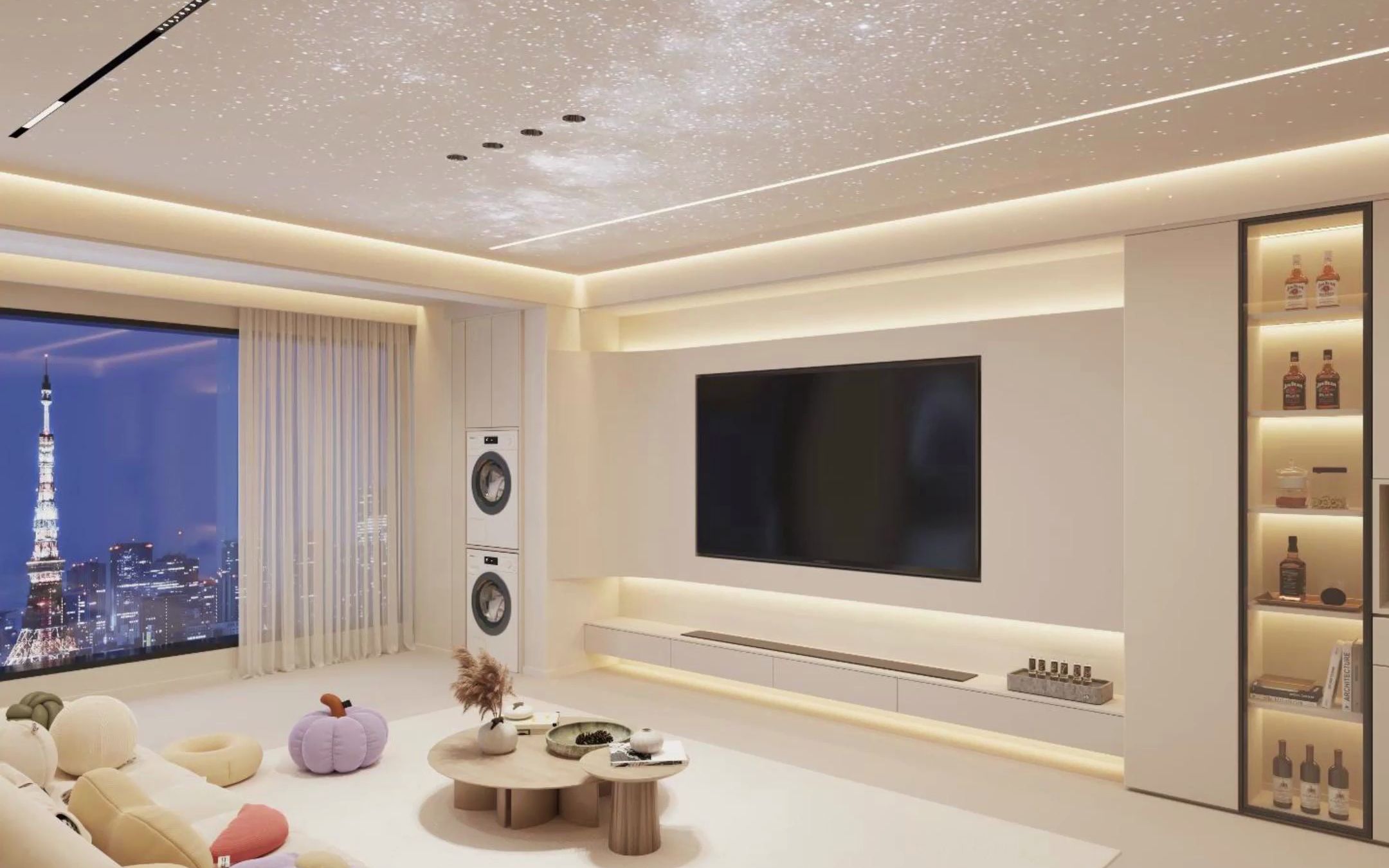 客厅无主灯|这才是当下年轻人的客厅呀 灯光设计