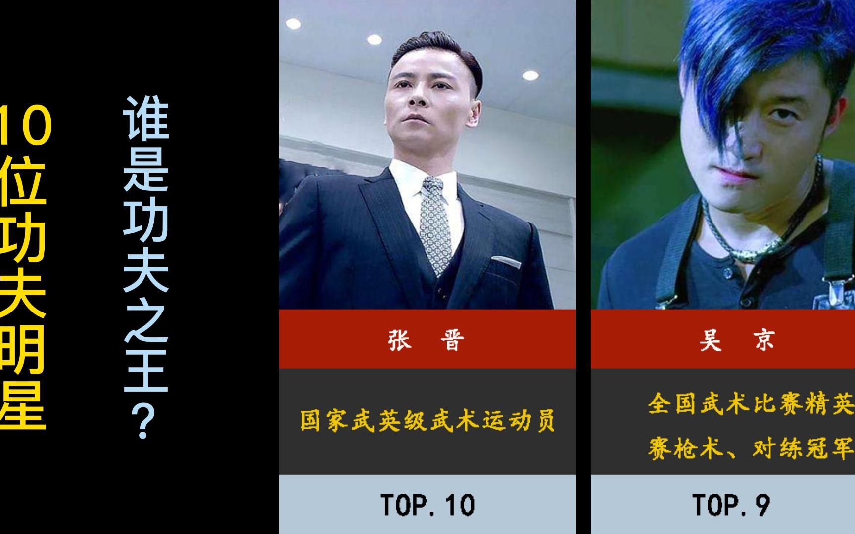 10位功夫明星,谁是你心中的功夫之王?哔哩哔哩bilibili