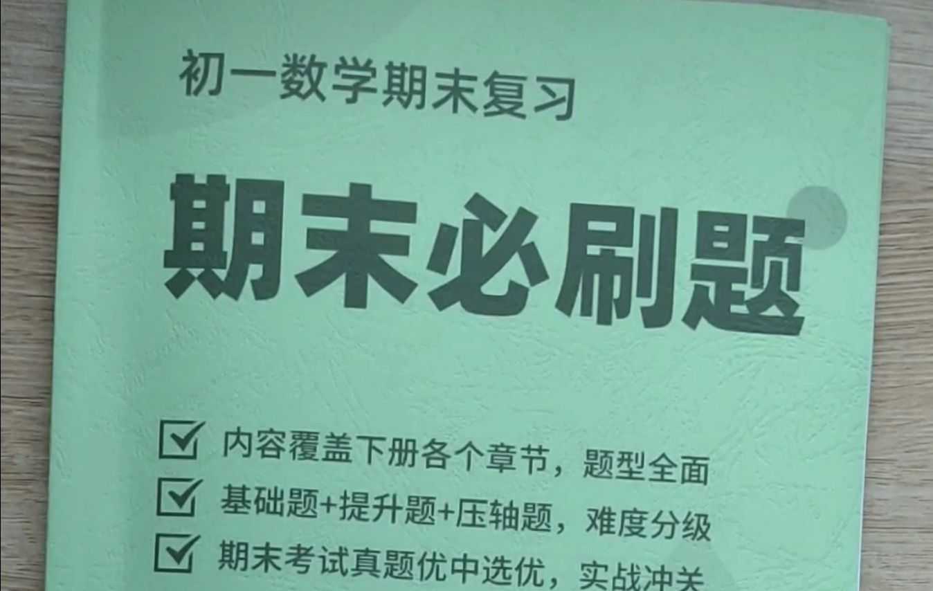 初一数学期末考试复习必刷题,五大板块19个专题,题型多质量好哔哩哔哩bilibili