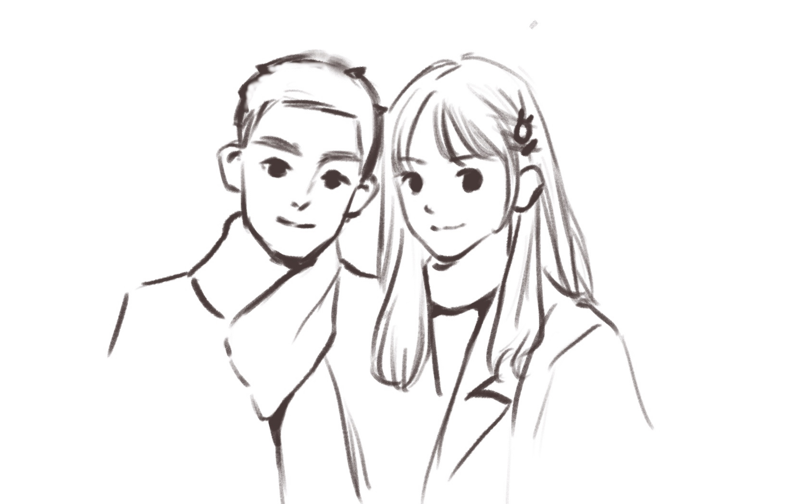 【procreate】日常/恋爱一周年:喜欢的人也喜欢自己,何其幸运