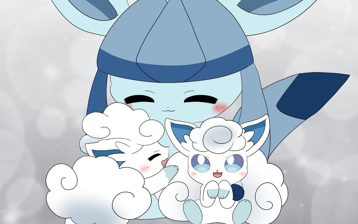 【宝可梦】六尾姐妹(冰伊布日)【asuka】