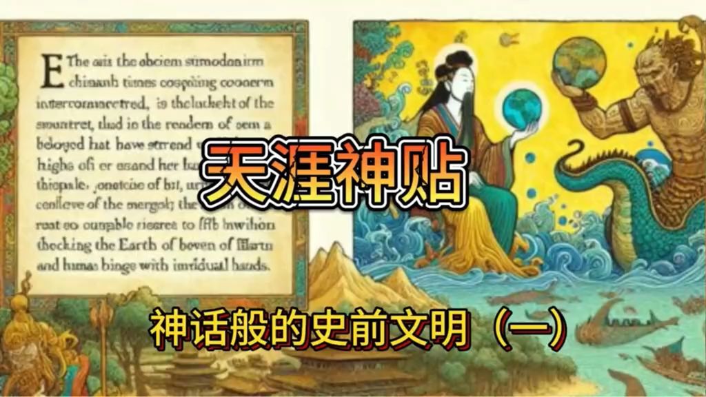 [图]天涯神贴-《神奇神秘的华夏上古史，神话般的史前文明》第一篇天涯神贴莲蓬鬼话必读经典贴分享，星河璀璨777原作。