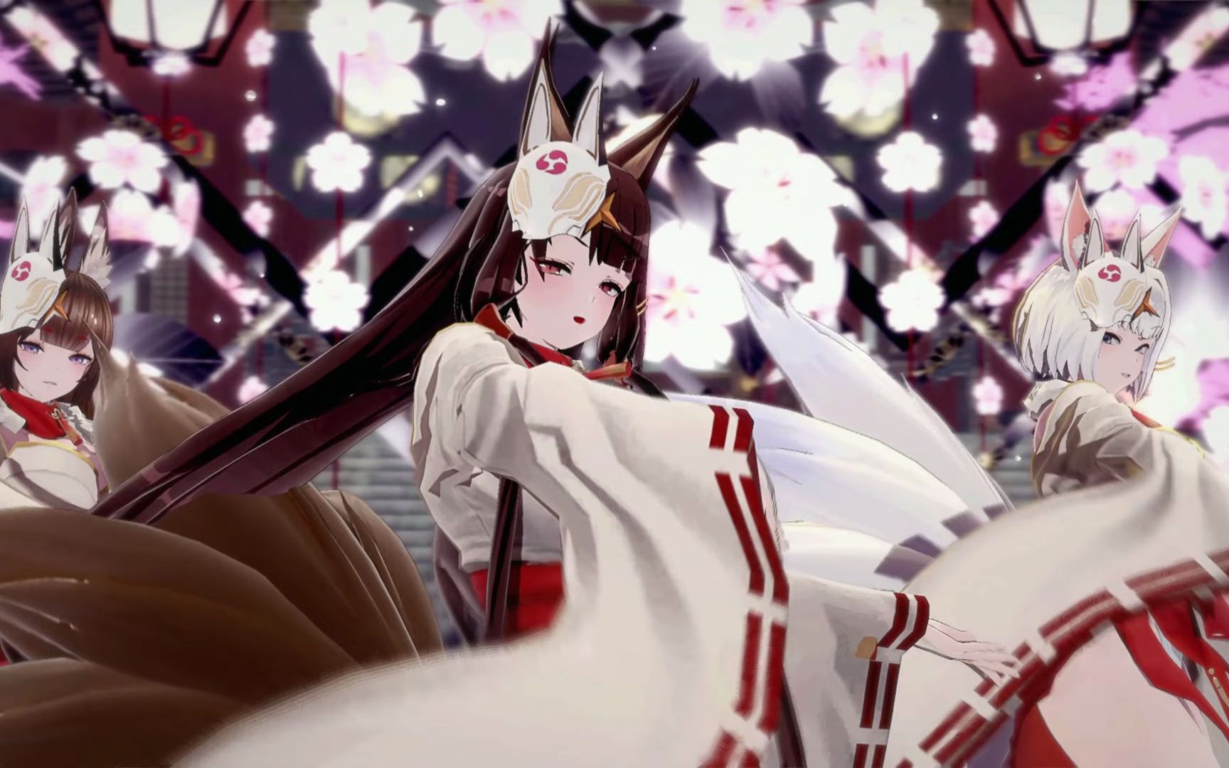 【碧蓝航线mmd】赤城99加賀99天城[トキヲ99ファンカ]