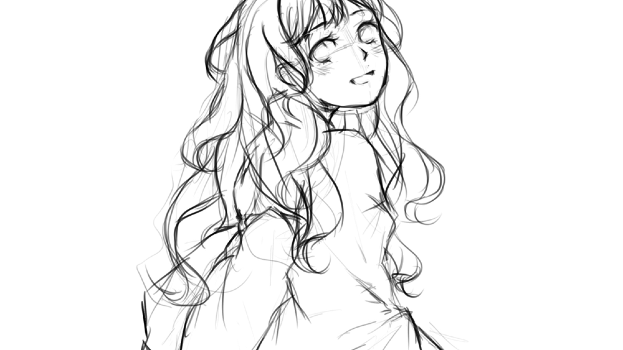 【ipad绘画】卿卿砸绘画～境界的彼方xd新堂爱!