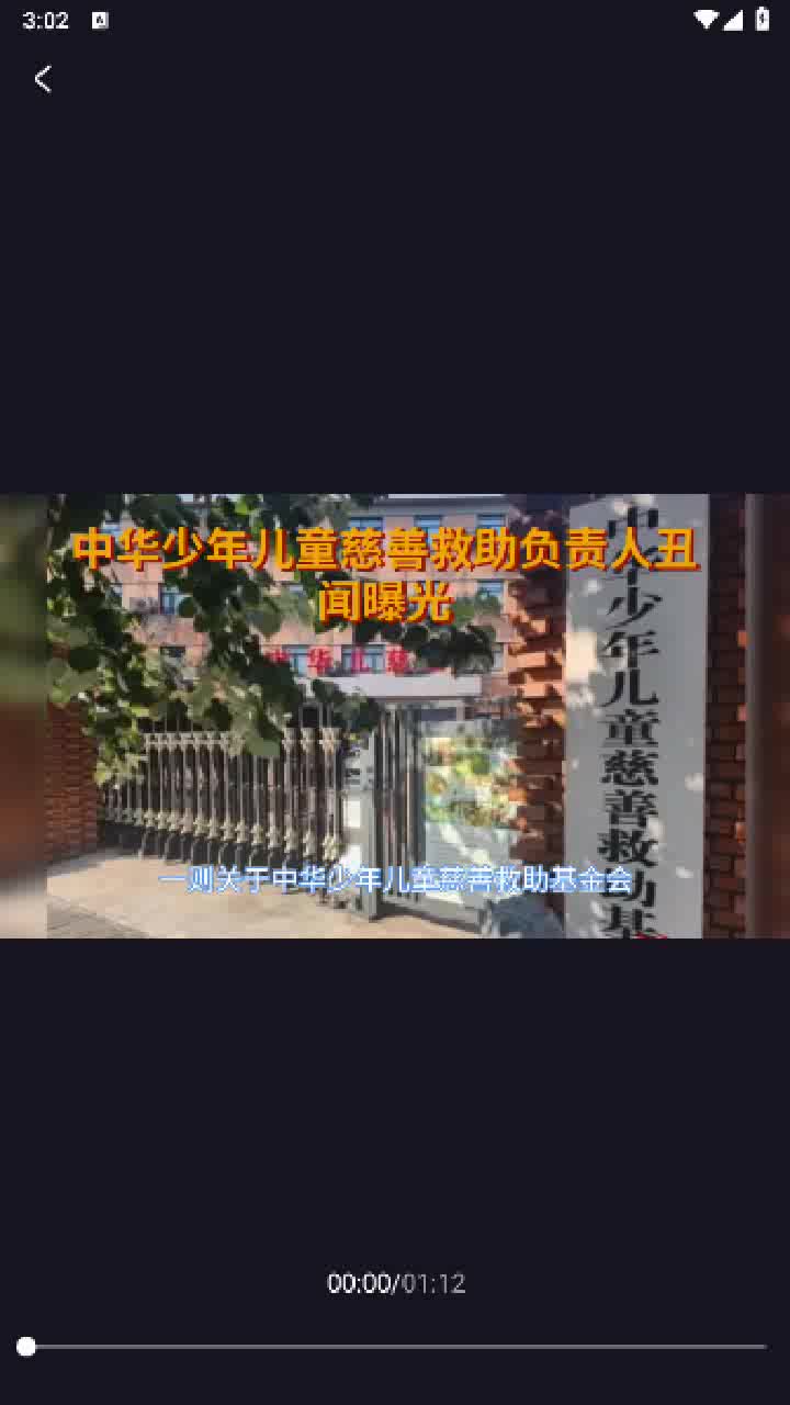 中华少年儿童慈善救助负责人丑闻曝光哔哩哔哩bilibili