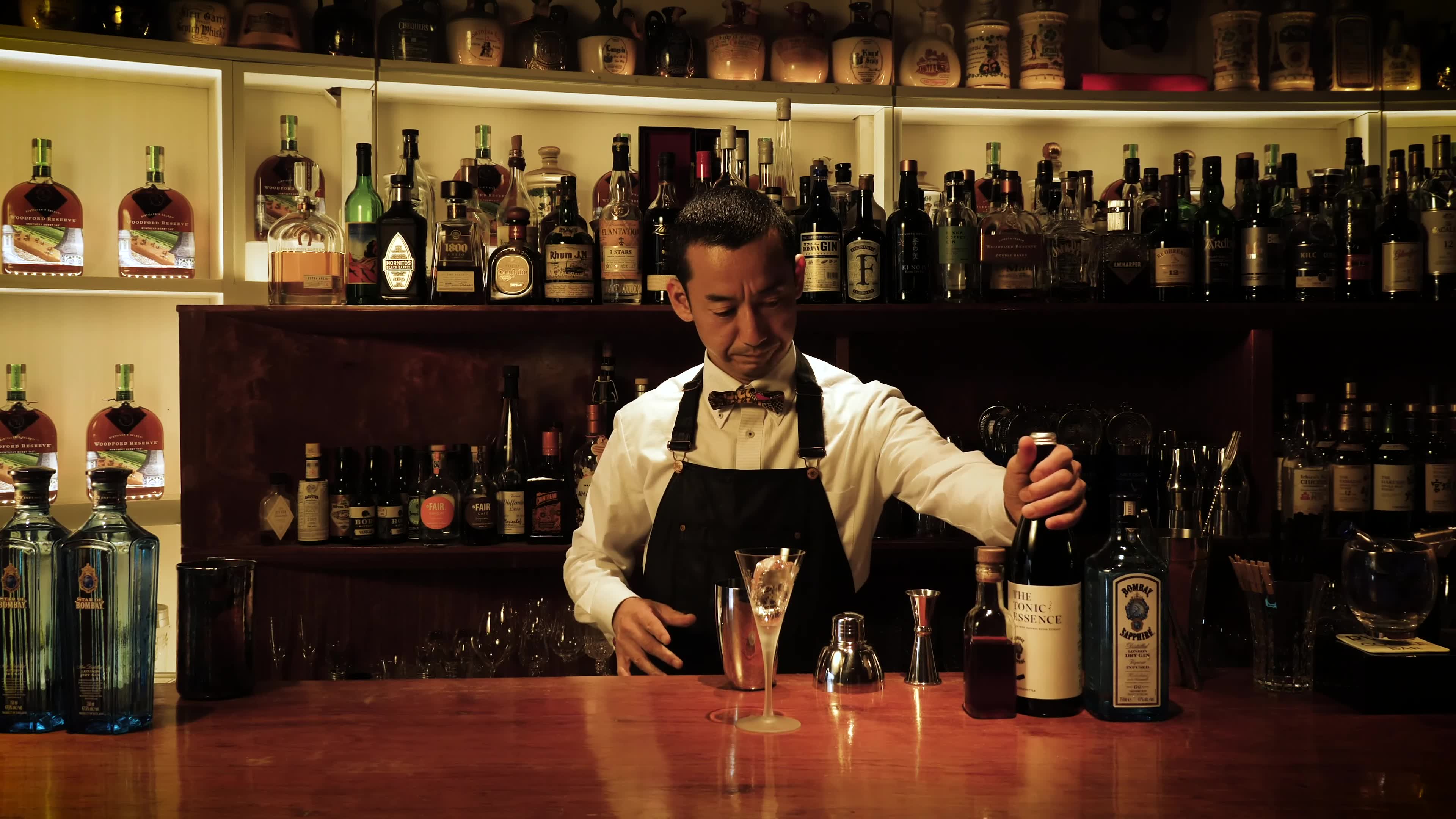 【玫瑰手钻(ローズ ギムレット)】 -调酒师 北添 智之-rage coffee