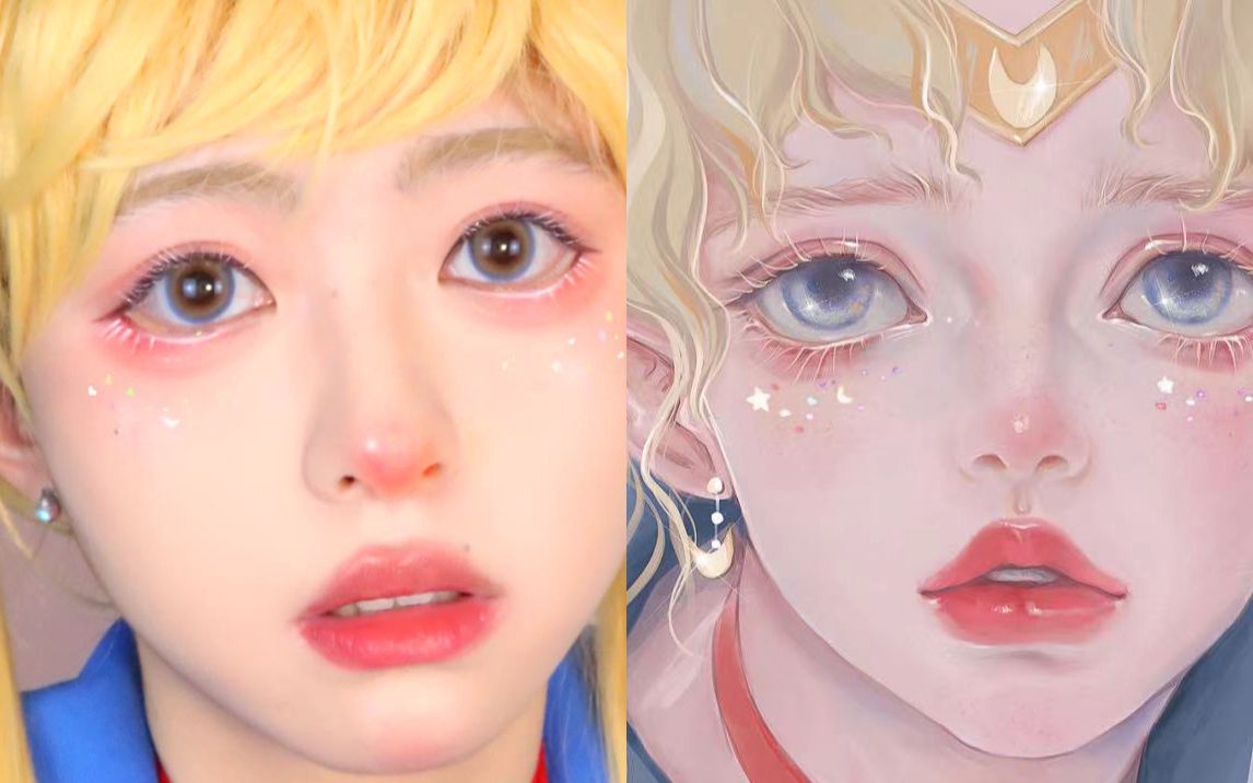 水冰月仿妆!让我看看谁家的美少女战士这么可爱!