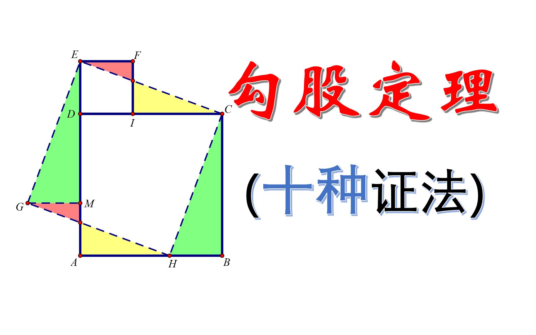 10种勾股定理的证明方法你最喜欢哪一种呢