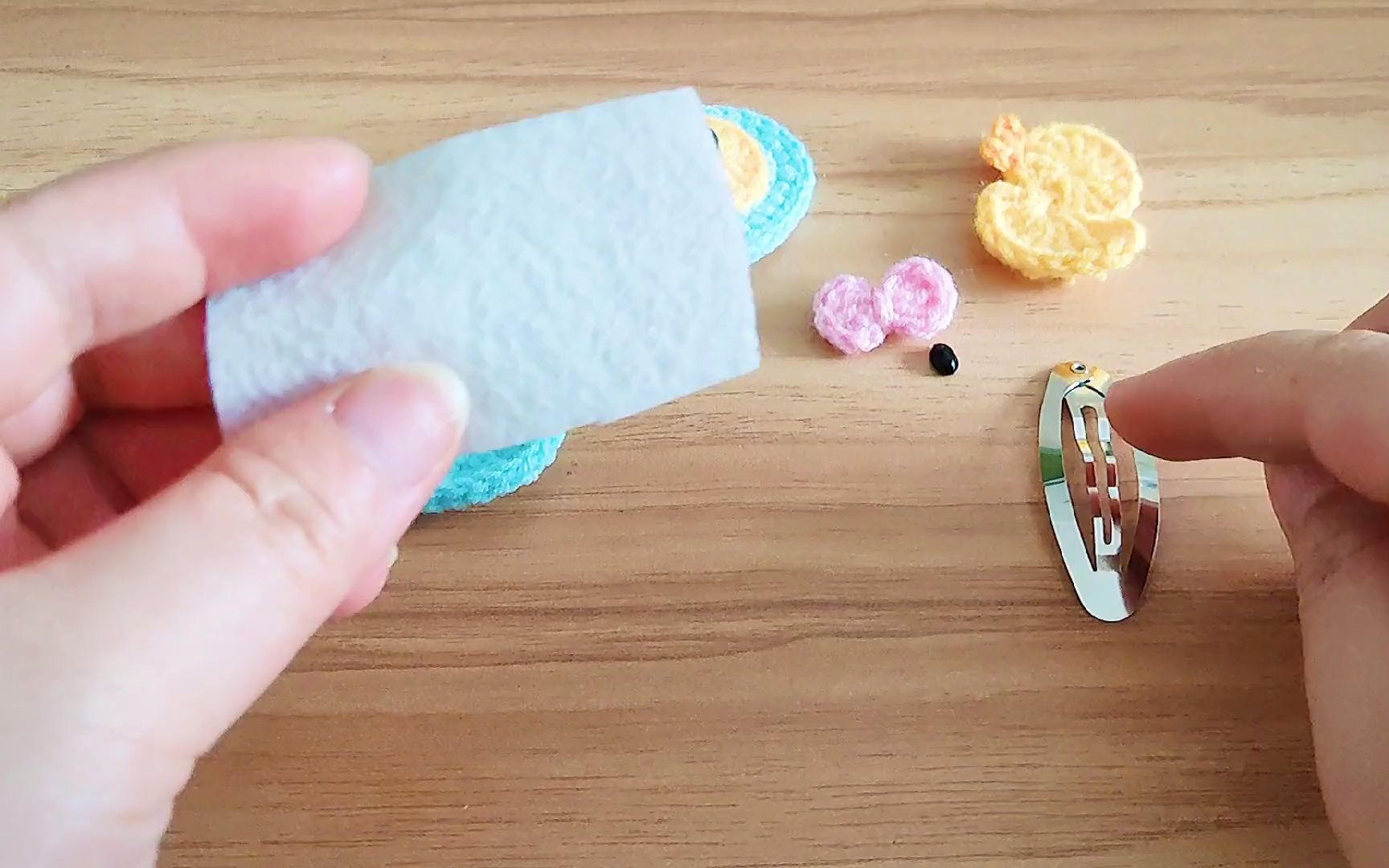 小黄鸭发夹教程3组装