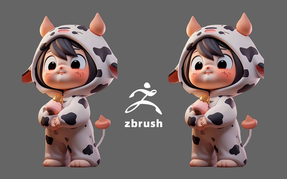 【zbrush手办雕刻】2小时教会你制作Q版卡通角色手办模型渲染全流程!新手入门基础建模教程!简单案例教学哔哩哔哩bilibili