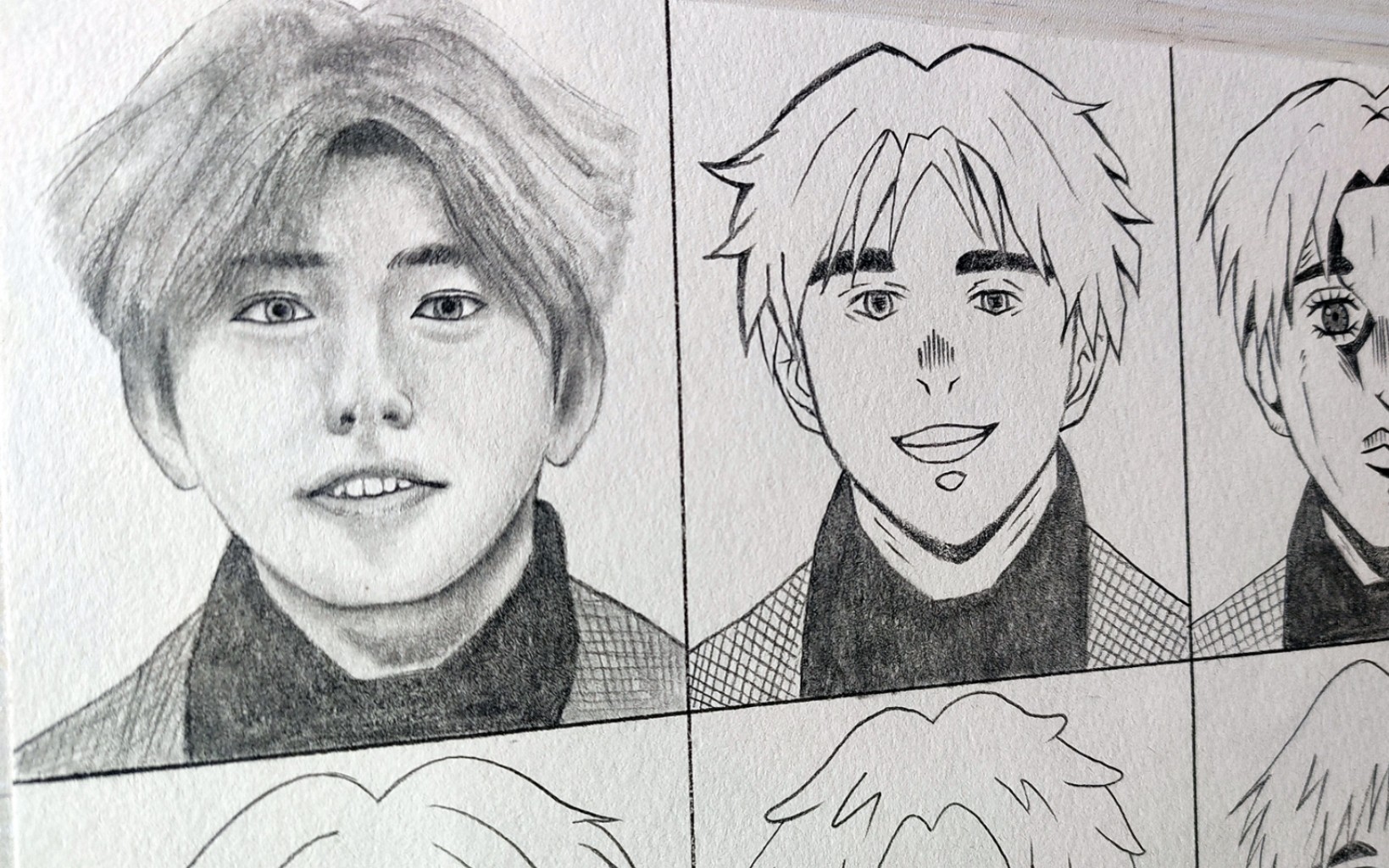 论如何用不同的动漫风格画出蔡徐坤