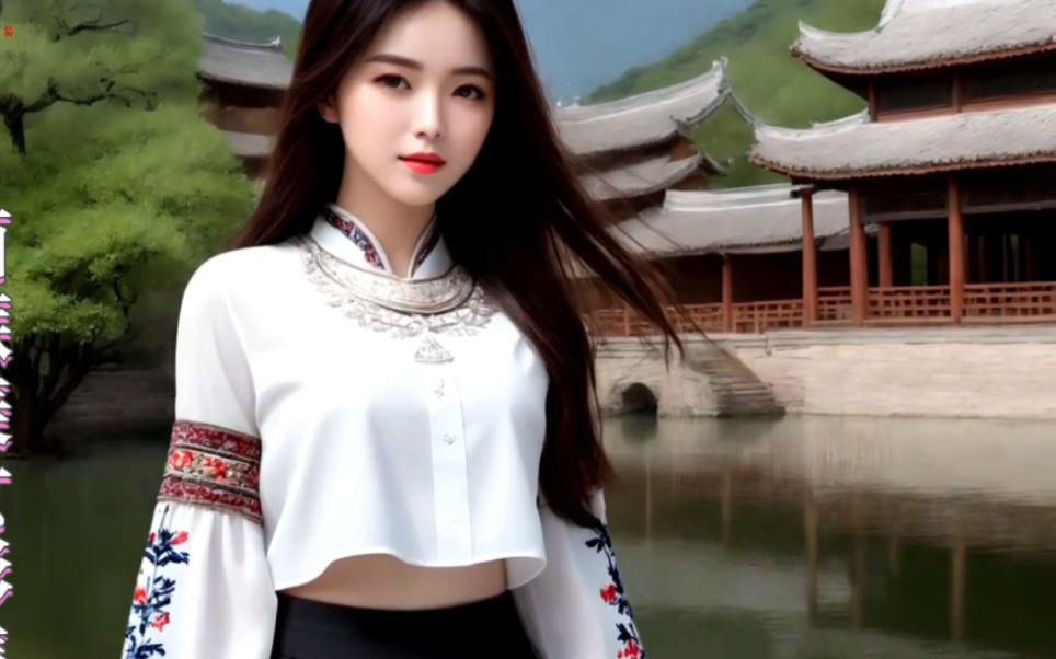 苗族美女影集.音乐分享.无悔.贵州省梵净山.